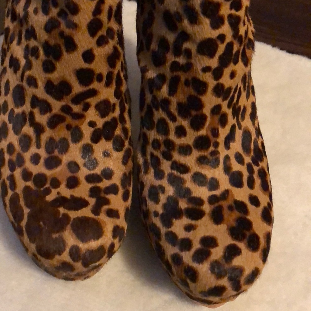 Vince Camuto Leopard Print Booties - image 6